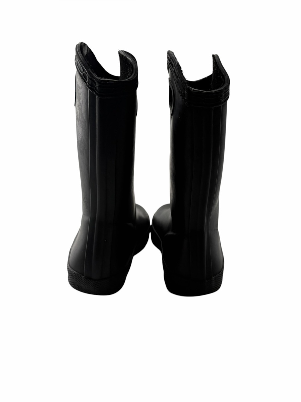 Hunter Kids Navy Rubber Pull-On Rain Boots Gorpcore Playful Preppy Fall Size 8 - Picture 6 of 11